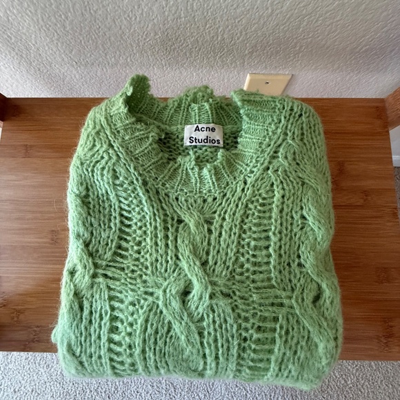 Acne Studios Green Mohair  Size: 170/84A (approx. S/M) Made in Italy - Picture 9 of 11